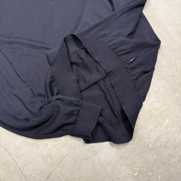 Hugo Boss Sweater Fabello Cotton Knit Lightweight Blue Crewneck XL - Picture 6 of 9